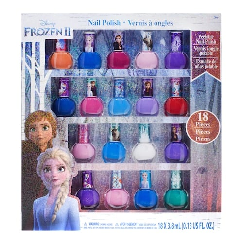 Disney's Frozen 2 Girls' 18-pack Peelable Scented Nail Polish Kit