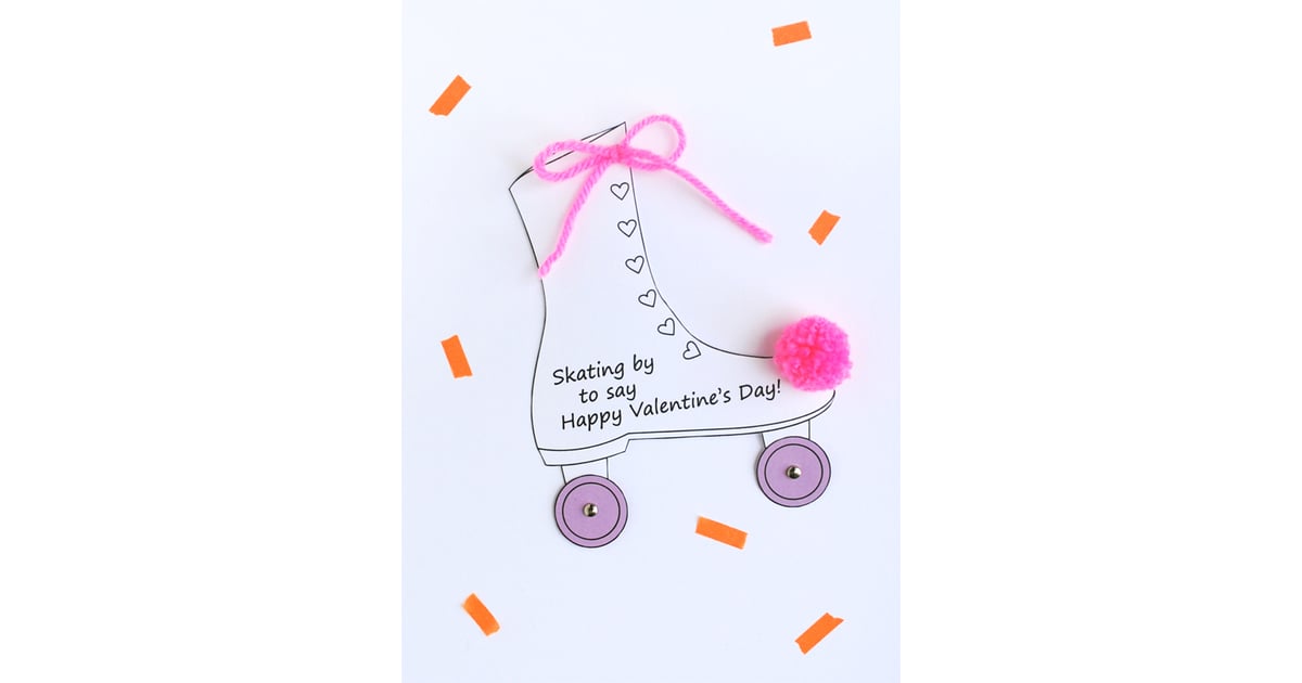 Roller Skate Valentine Cards The 48 Best Noncandy Valentine Ideas For