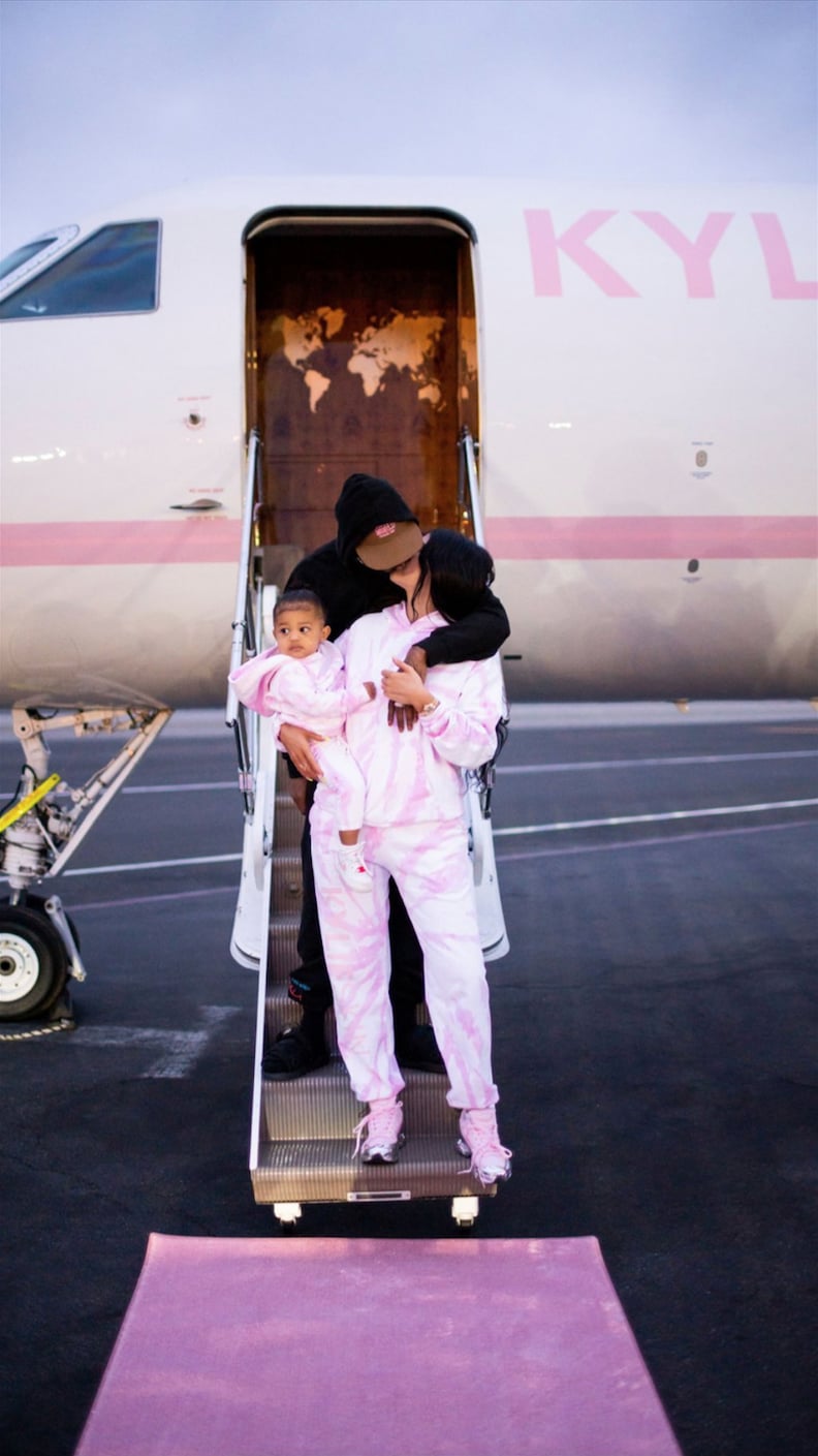 Kylie, Travis Scott, and Stormi Before Heading to Turks and Caicos