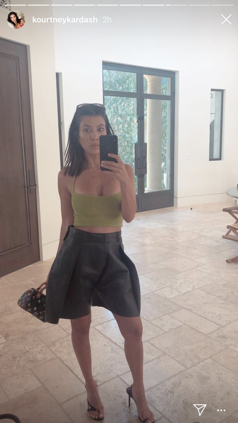 Kourtney Kardashian's Black Alexander Wang Heels July 2018 | POPSUGAR ...
