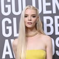 Anya Taylor-Joy's Chrome Nails Complete Her 2023 Golden Globes Outfit