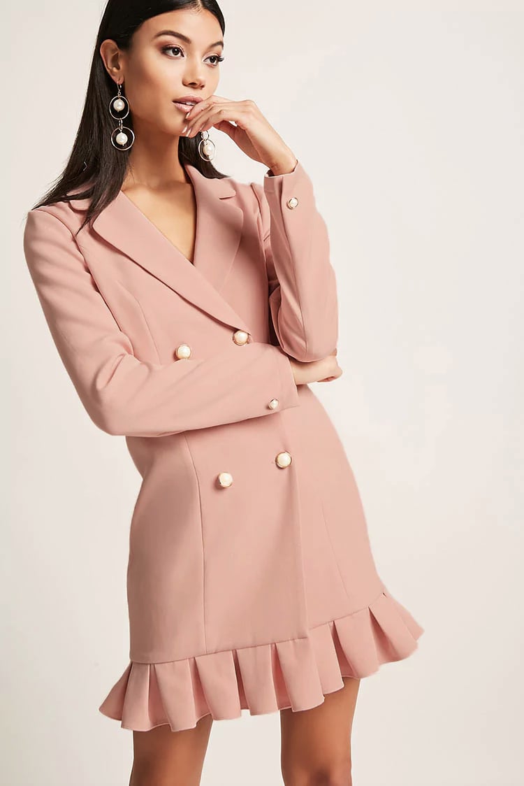 Forever 21 Box-Pleated Blazer Dress