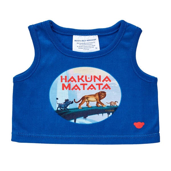 Disney The Lion King Hakuna Matata Build-A-Bear Tank Top