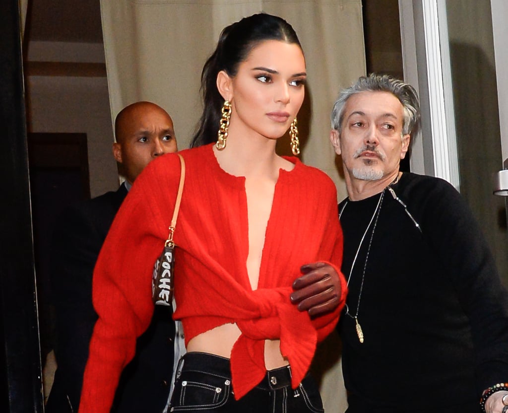 Kendall Jenner's Red Crop Top Valentine's Day 2019