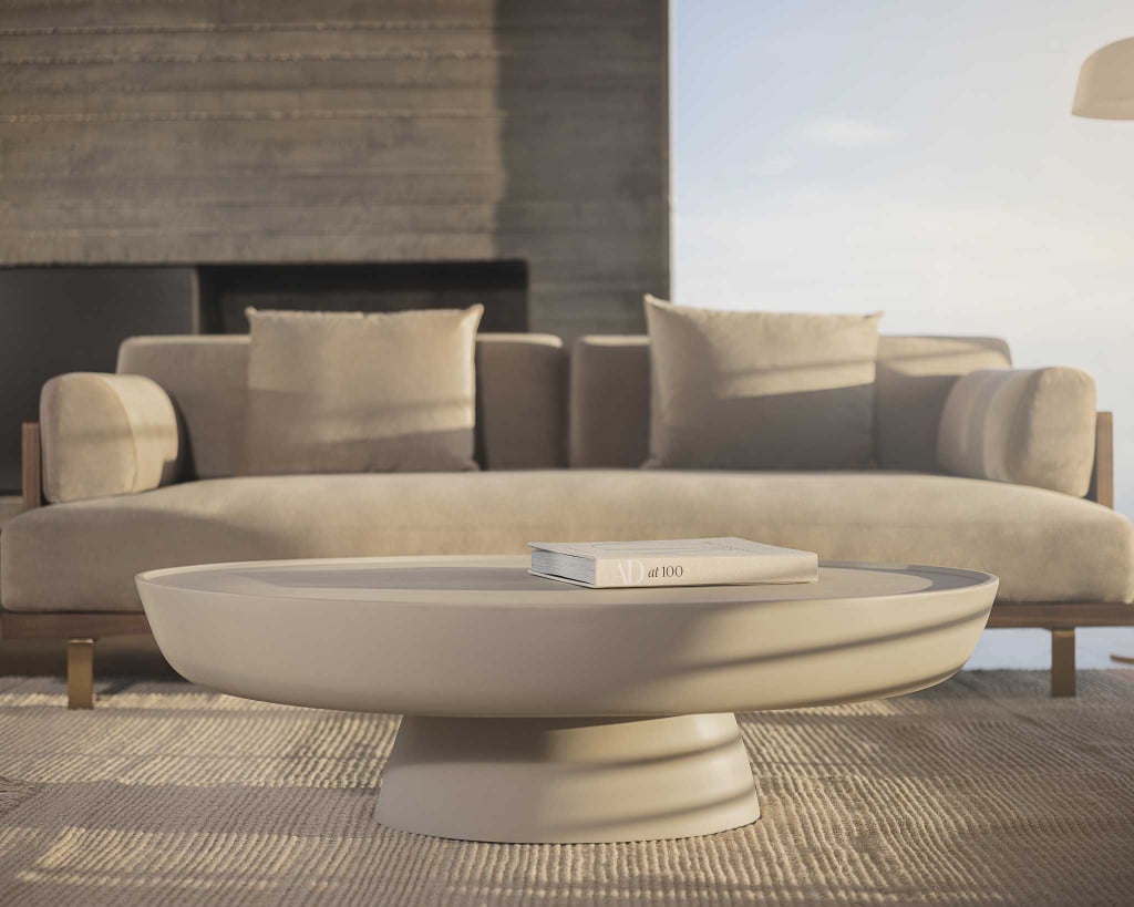 A Round Coffee Table From Rove Concepts