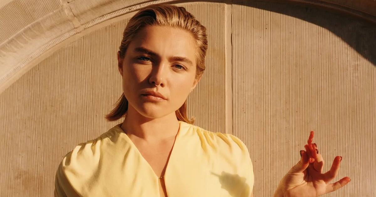 Florence Pugh’s Plunging Dress Has Dramatic Waist and Chest Cutouts
