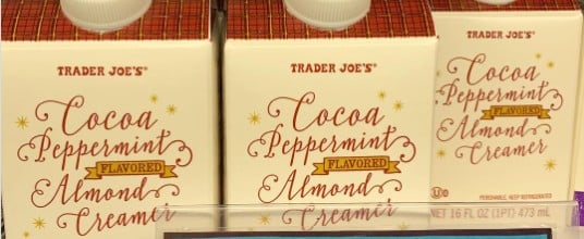 trader joe's peppermint creamer