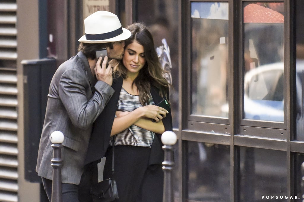 Ian Somerhalder and Nikki Reed in Paris May 2015