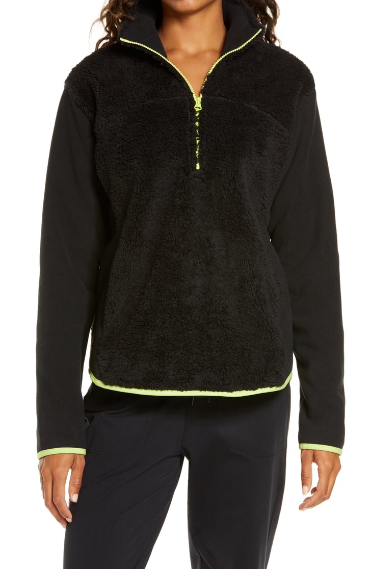 Furry half clearance zip jacket