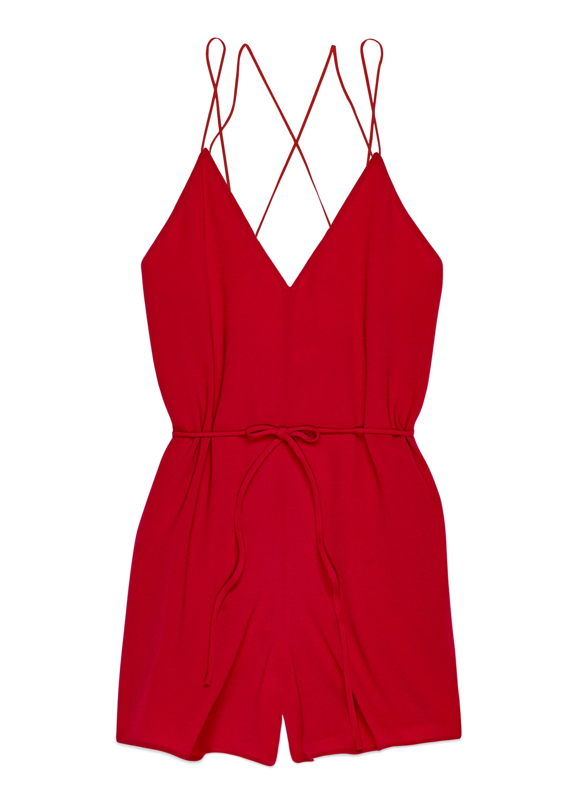Aritzia Red Romper | Rompers | POPSUGAR 