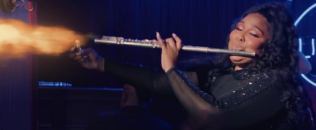 The Legend of Lizzo Playing Flute Video
