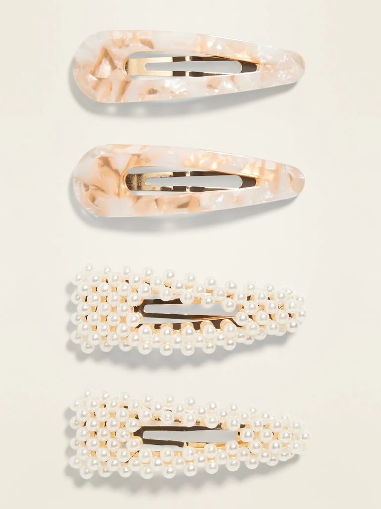 Snap-Clip Barrettes (Set of 4)