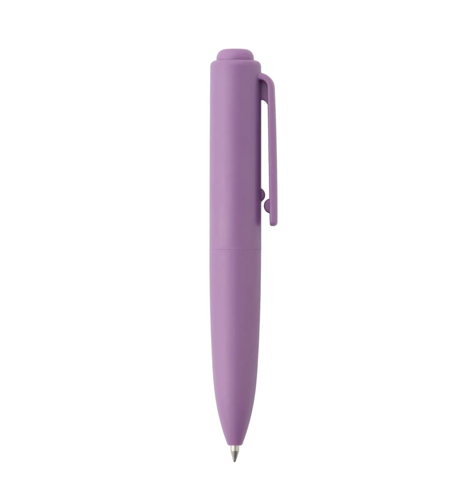 Muji Compact Gel Ink Ballpoint Pen Knock Type 0.5 mm ($3)
It's difficult to walk past a Muji store without picking up at least one small item. In my case, it's usually a cute pen. This one is perfectly sized for both at home and on the go.