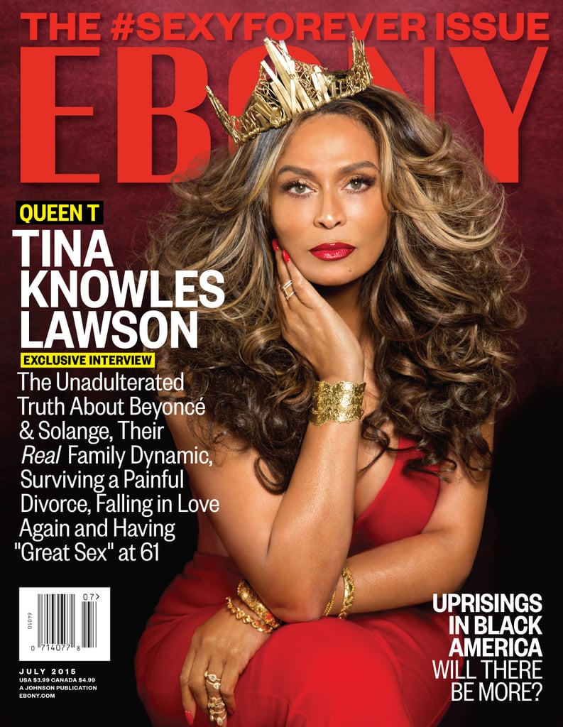 Tina Knowles in Ebony July 2015