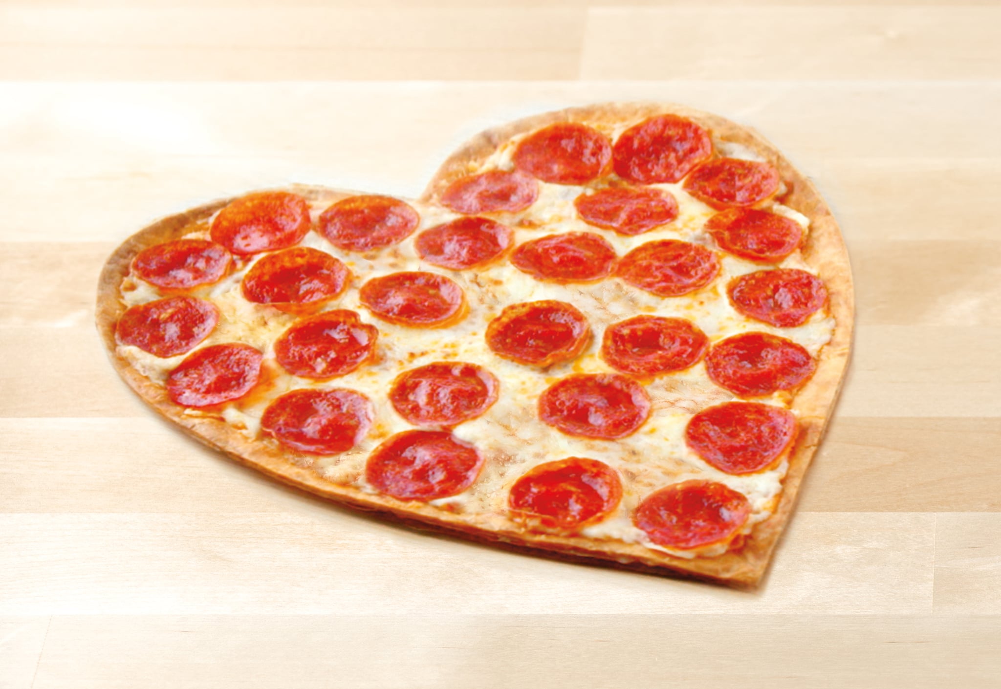 Papa John's HeartShaped Pizza POPSUGAR Food