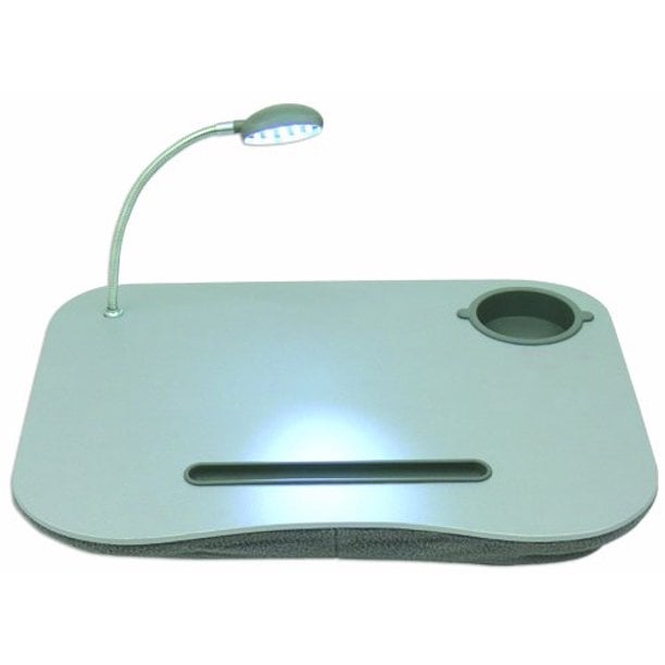Lap desk with shop lamp