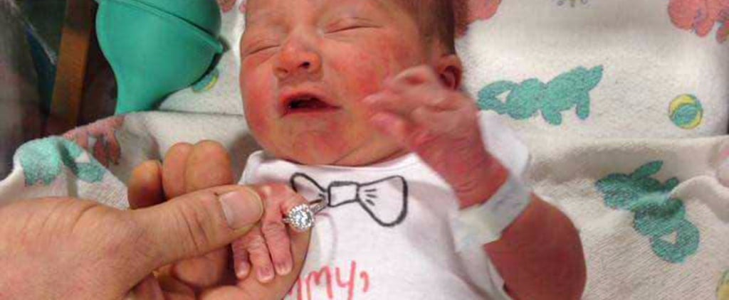 New Dad Proposes in the Hospital After Baby's Birth