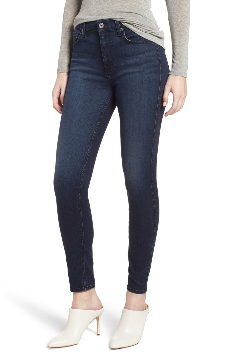 7 For All Mankind High Waist Ankle Skinny Jeans