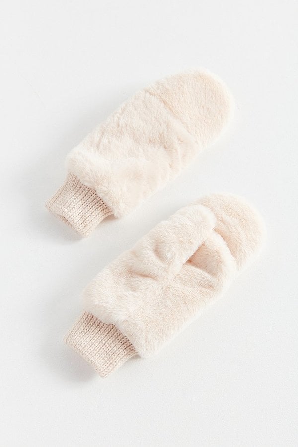 Faux Fur Convertible Mitten