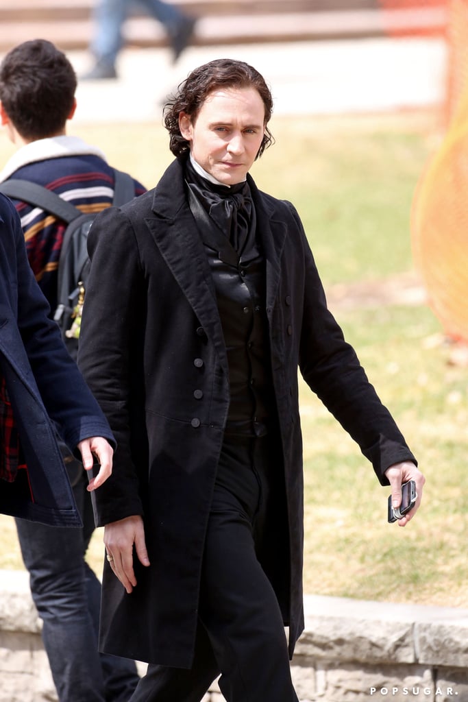 Tom Hiddleston Filming Crimson Peak | Pictures