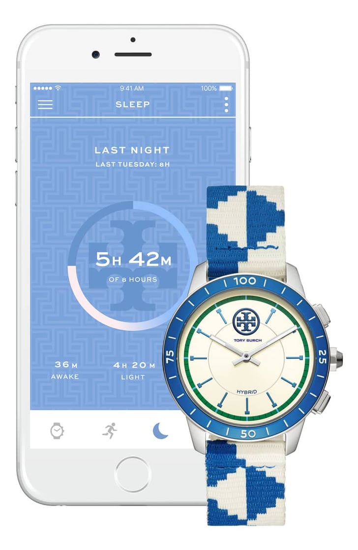 tory burch collins hybrid watch