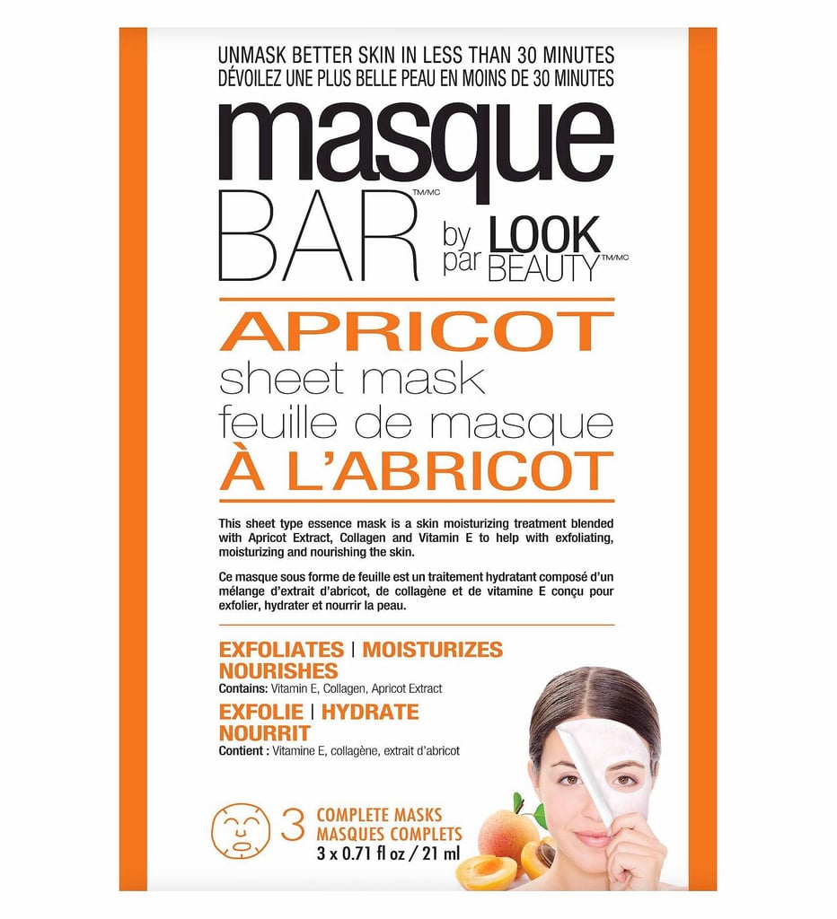 Masque Bar by Look Beauty Apricot Face Sheet Mask Best Sheet Masks