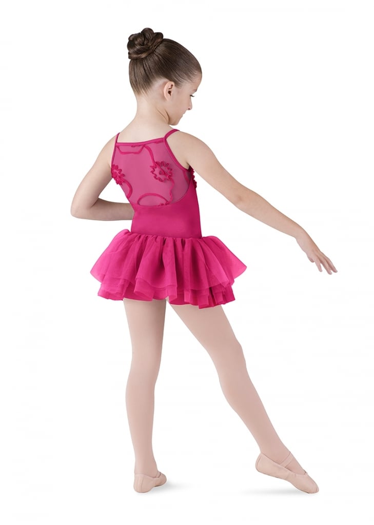 Valentina Swirl Flower Tutu Camisole Leotard