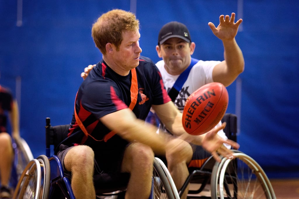 Prince Harry Wheelchair Football in Australia