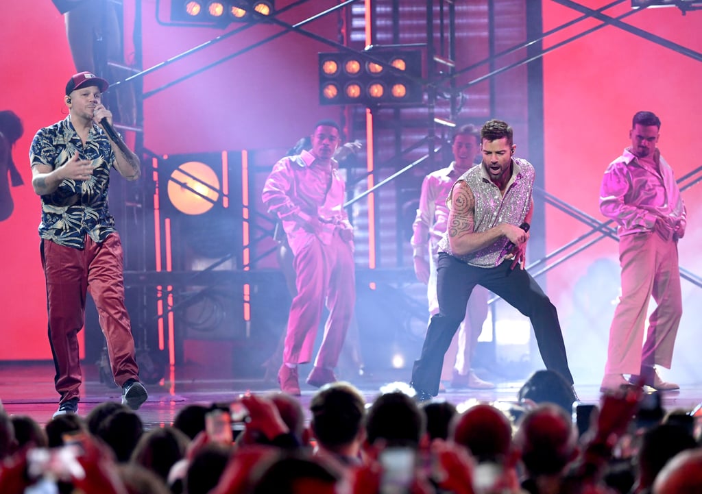 Ricky Martin, Residente, and Bad Bunny at Latin Grammys 2019