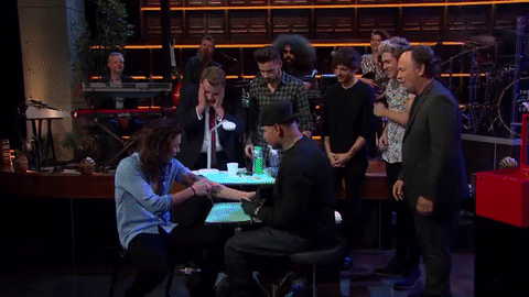 When he got a tattoo on James Corden's show