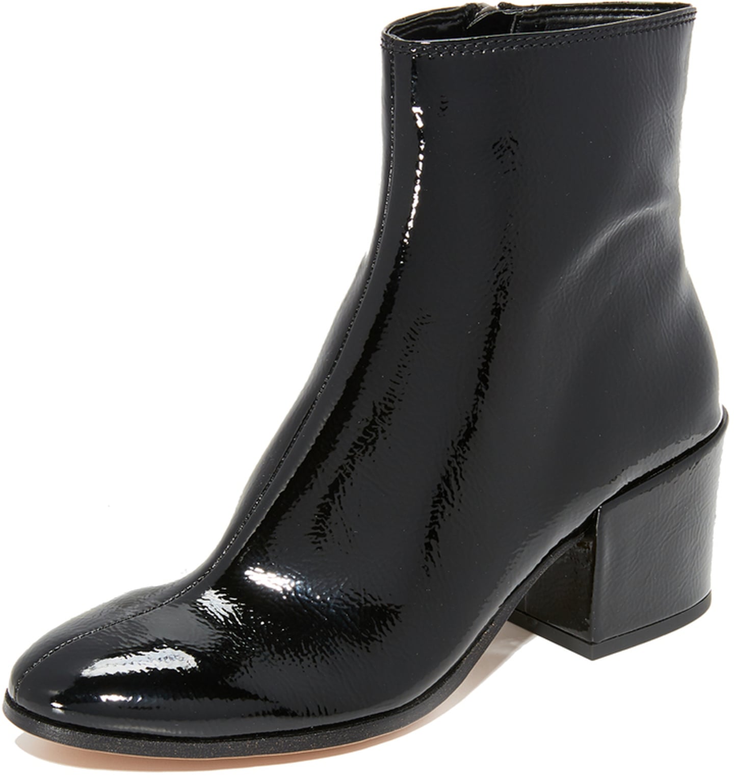 Selena Gomez Wearing Patent-Leather Louis Vuitton Boots | POPSUGAR Fashion