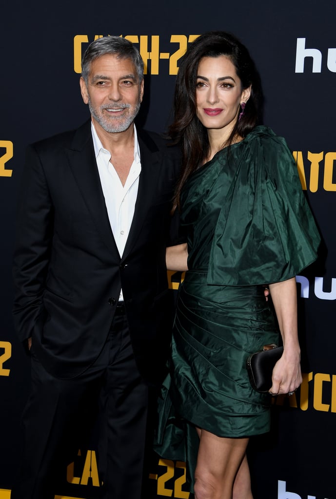 George and Amal Clooney At Catch-22 Premiere