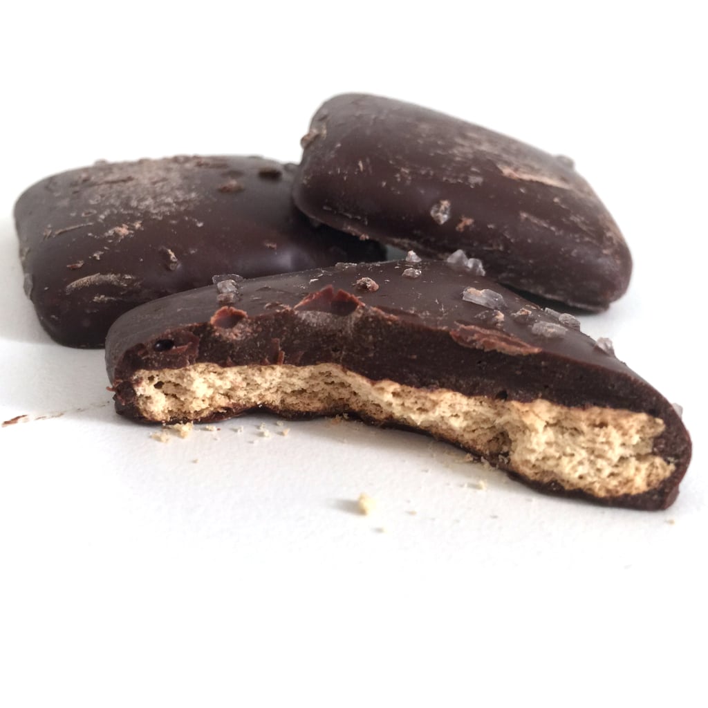 Try This: Dark Chocolate Covered Honey Grahams With Sea Salt ($4)