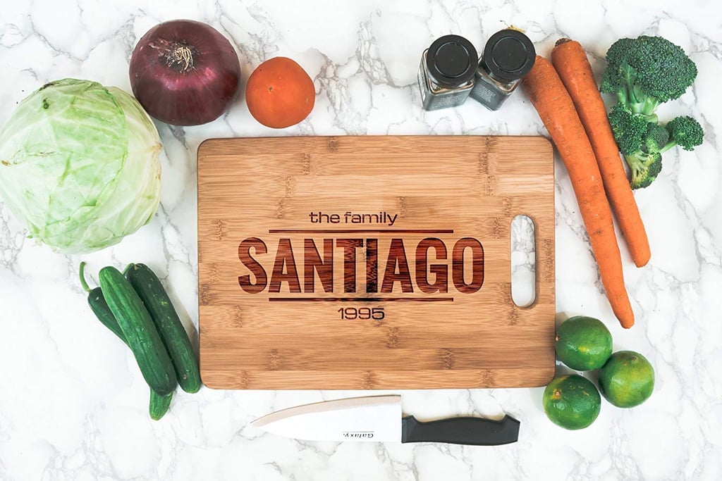 For the Home Cook: Personalized Bamboo Cutting Board