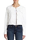 Paige Frayed Denim Jacket