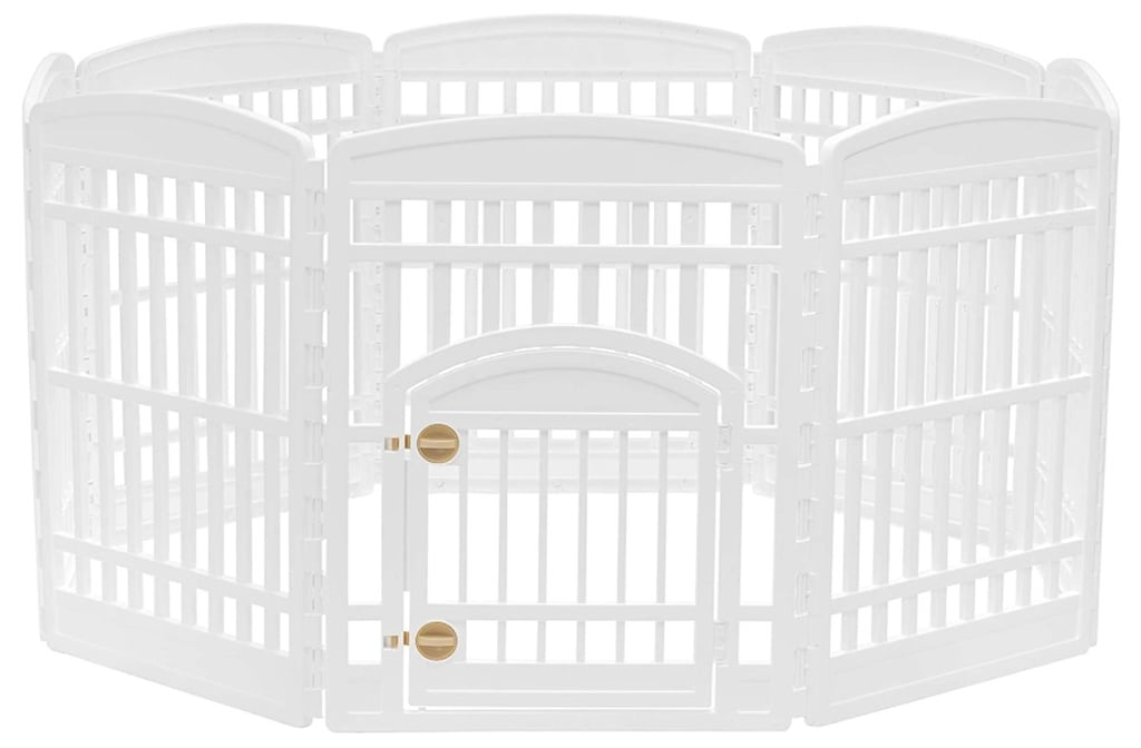 Iris USA 34" Exercise 8-Panel Pet Playpen With Door