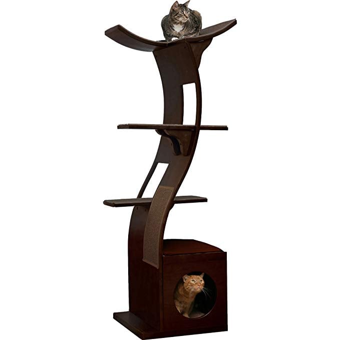 The Refined Feline 69" Lotus Cat Tower