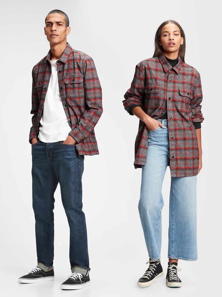 Gap Flannel Shirt Jacket