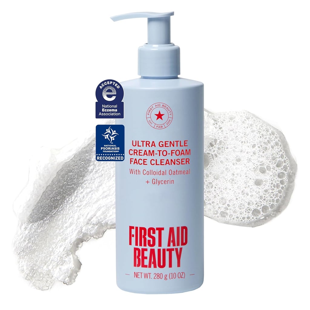 First Aid Beauty Ultra Gentle Cream-to-Foam Cleanser ($30, originally $42)
As someone with sensitive skin I can attest that nothing is scarier than the threat of running out of my go-to products — and most importantly a gentle cleanser. This cream-to-foam formula has all-star ingredients like colloidal oatmeal and glycerin to protect your skin barrier while washing off dirt and makeup.