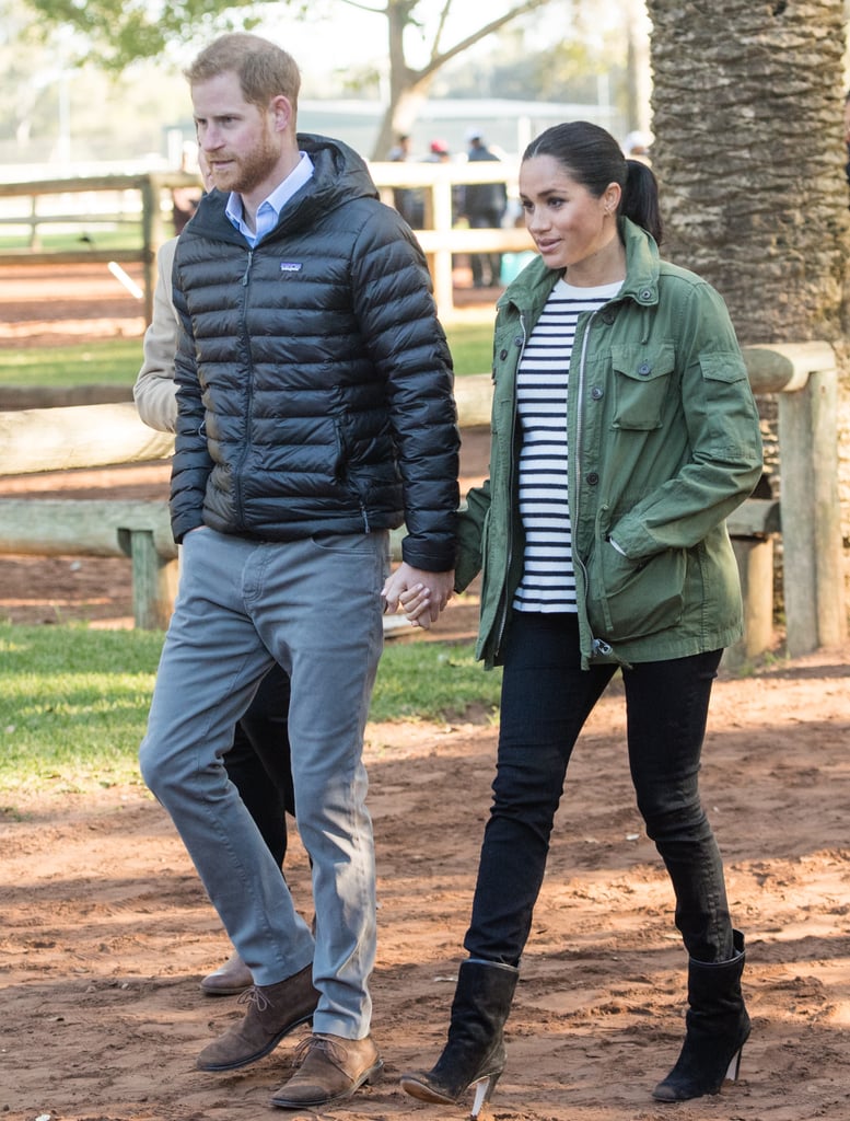 Meghan Markle's Green J.Crew Jacket in Morocco