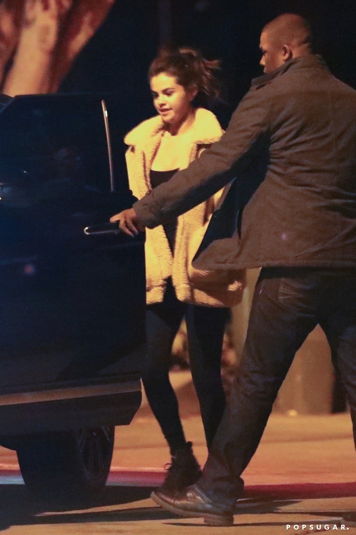 Selena Gomez Wearing Teddy Coat