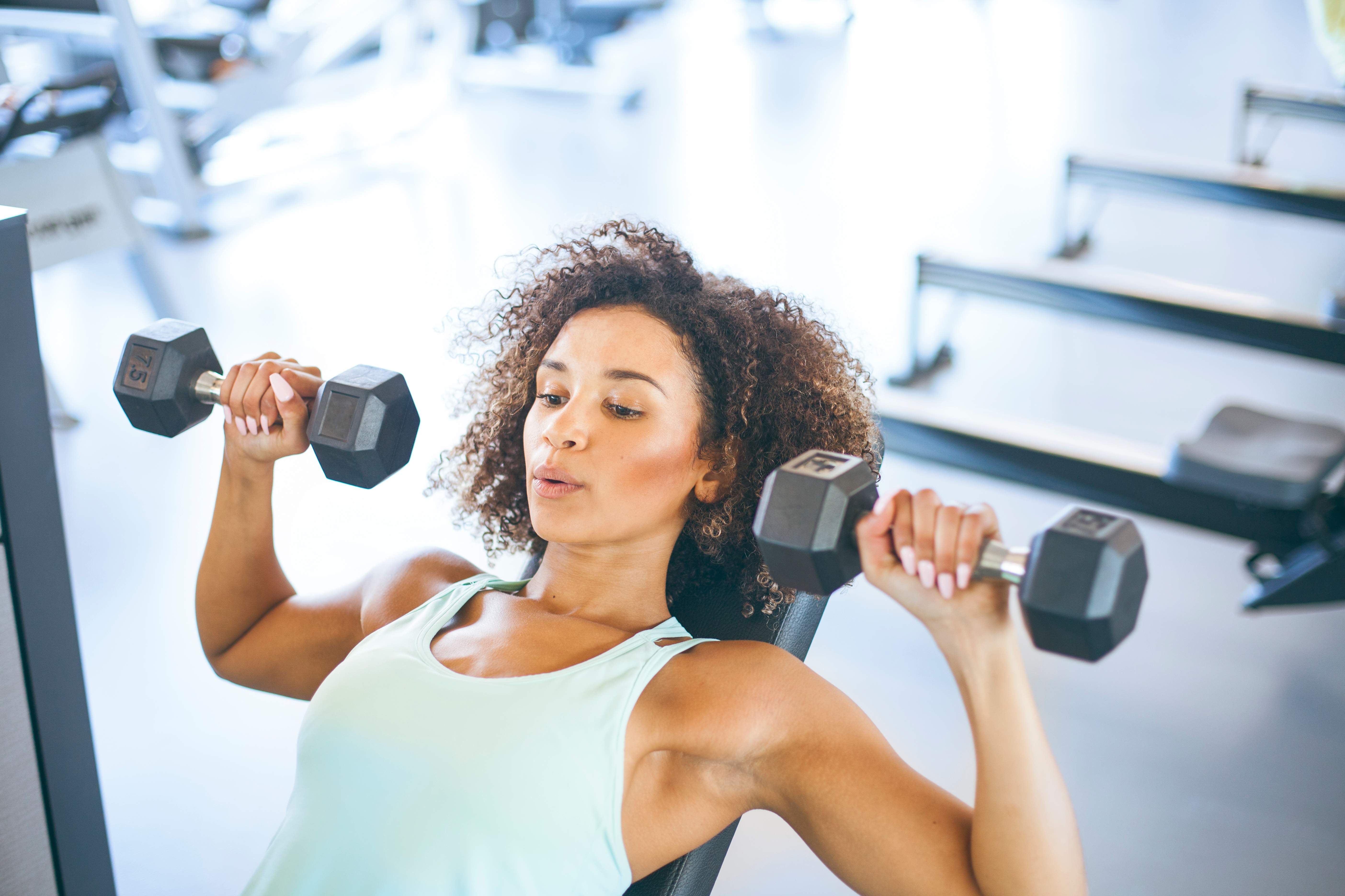 Beginner Dumbbell Exercises POPSUGAR Fitness
