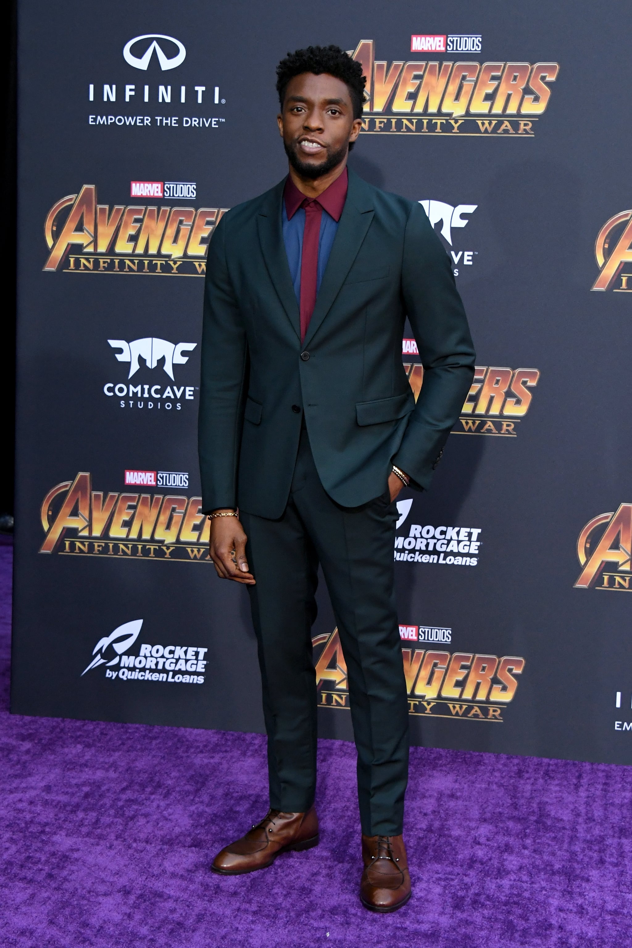 Pictured Chadwick Boseman The Avengers Premiere Brought Out So Many Stars It Practically Doubled As An Award Show Popsugar Celebrity Photo 5