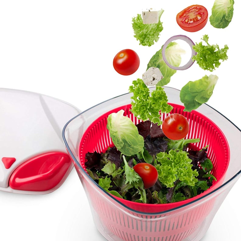 Easily Clean and Dry Your Lettuce: Mueller Large 5L Salad Spinner