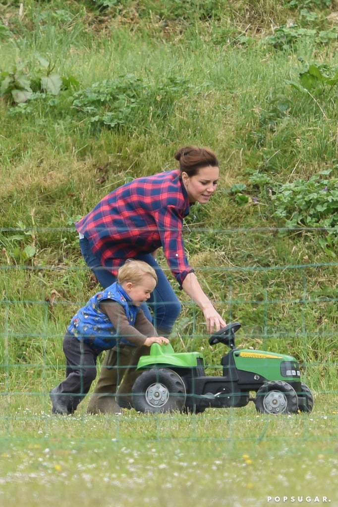 Kate Middleton and Prince George at the Park 2015 Pictures