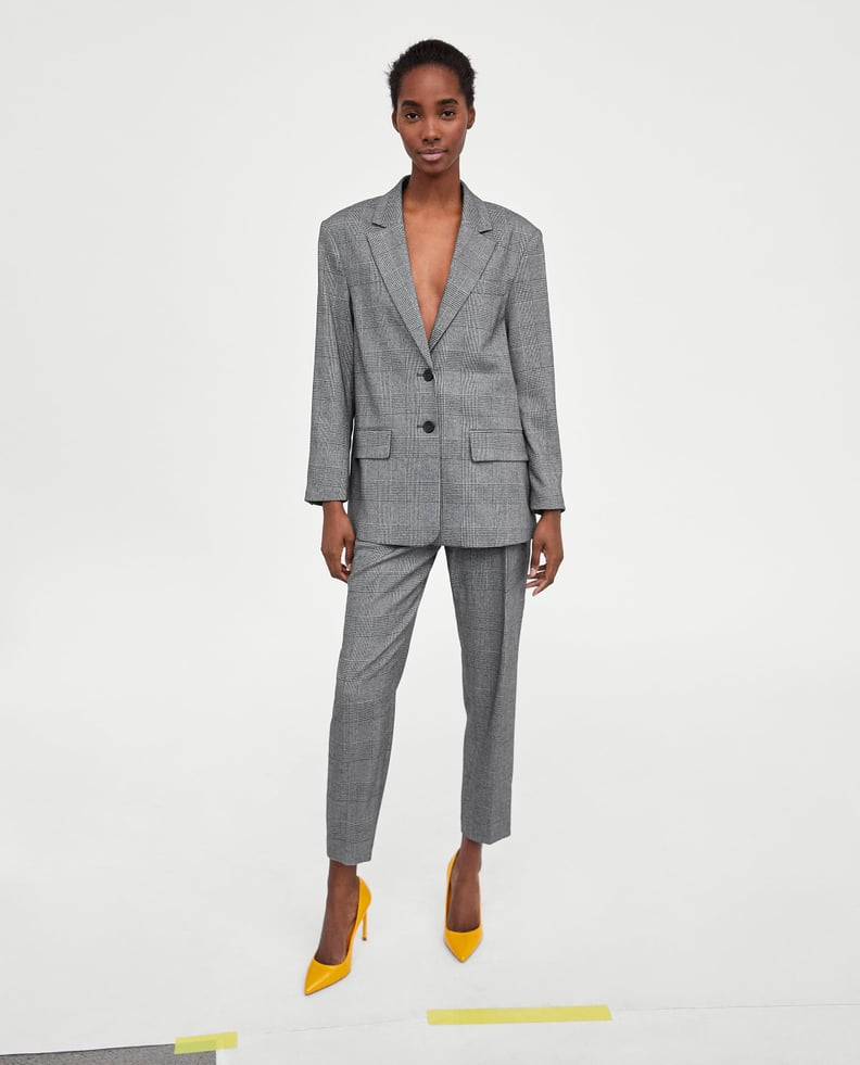 Zara Checked Suit