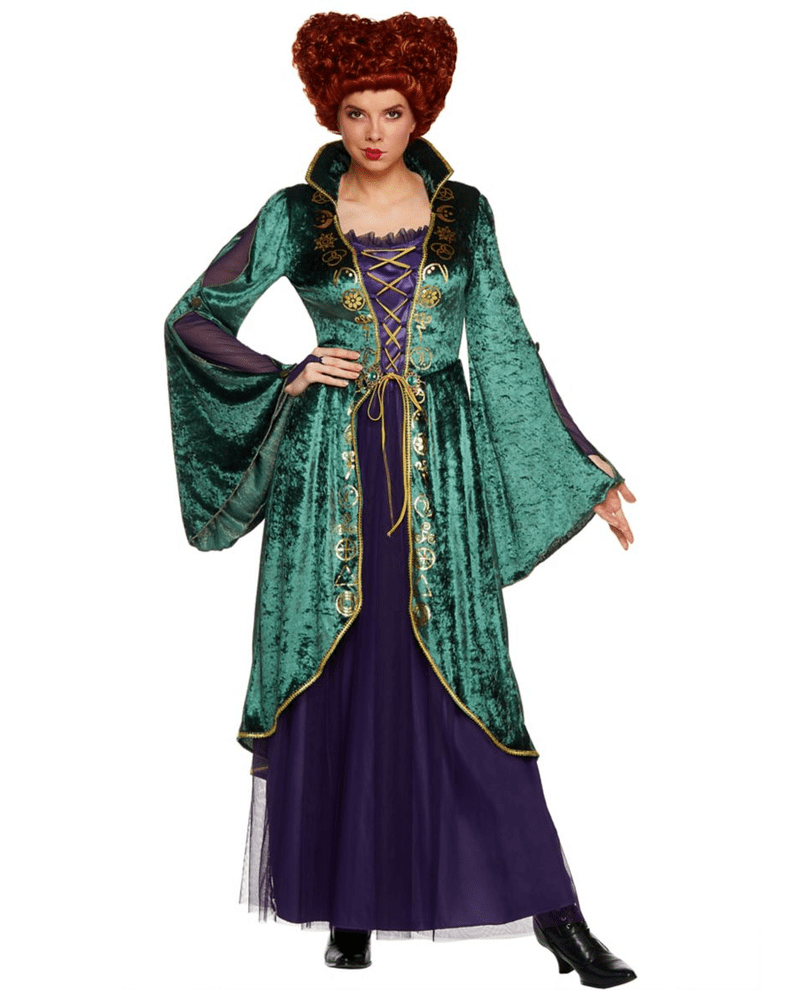 Adult Mary Sanderson Costume Plus Size - Disney Hocus Pocus