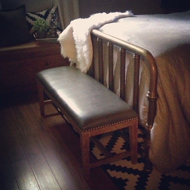 The Find A Wood And Leather Bench 101 Amazing Pieces You D Never Guess Were From Homegoods Popsugar Home Photo 24