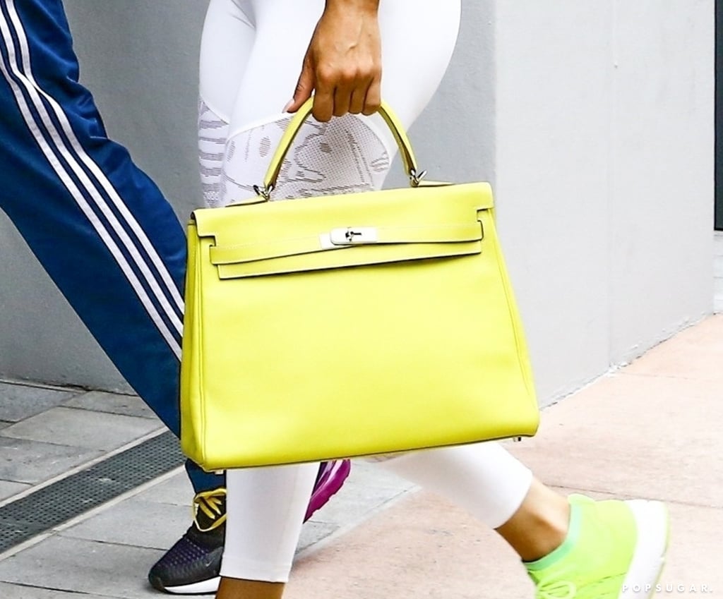 Jennifer Lopez Neon Hermès Bag