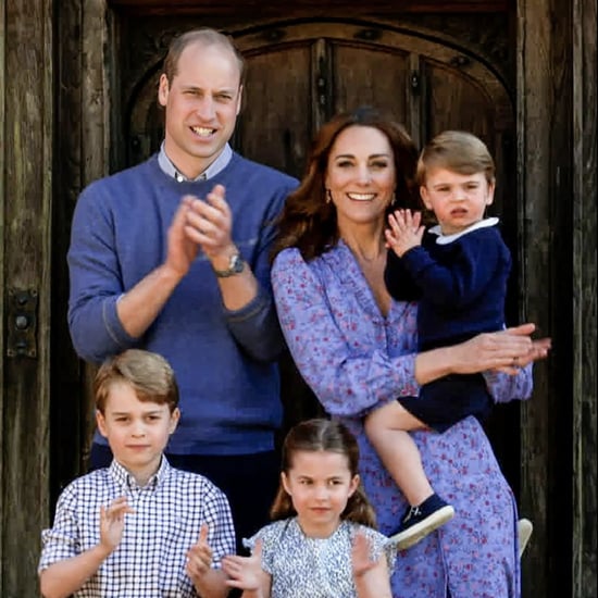 William, Kate, George, Charlotte, and Louis Clap For Carers